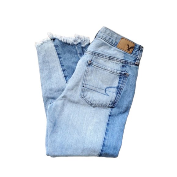 American Eagle Outfitters Denim - AEO Two Toned Vintage Hi Rise Denim